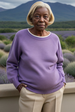 Elderly female with  blonde hair