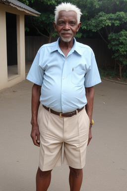 Tanzanian elderly male with  white hair