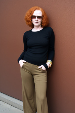 Zambian 45 years non-binary with  ginger hair