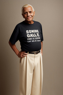 Dominican elderly male with  blonde hair