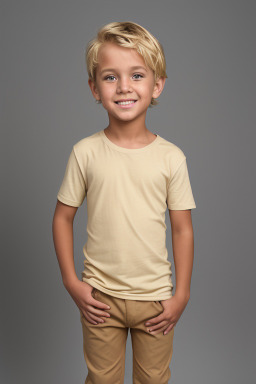 Child boy with  blonde hair