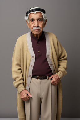 Qatari elderly male with  gray hair