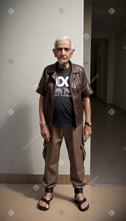 Bahraini elderly male with  brown hair