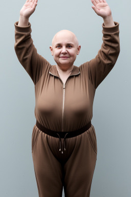 Lithuanian elderly female with  brown hair