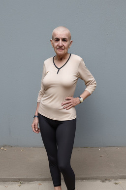 Algerian elderly female with  blonde hair