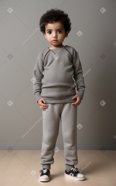 Egyptian infant boy with  gray hair