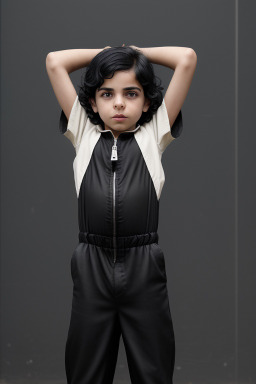 Israeli child boy with  black hair