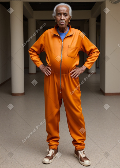 Somali elderly male with  brown hair