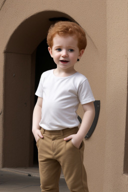 Israeli infant boy with  ginger hair