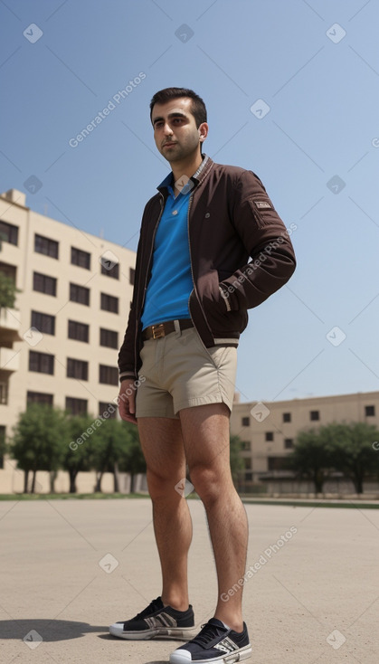 Azerbaijani adult male with  brown hair