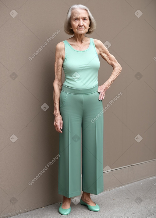 Slovenian elderly female with  brown hair