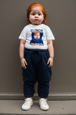 Ecuadorian infant girl with  ginger hair