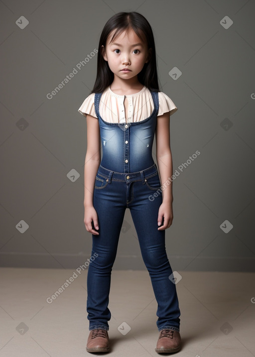 Mongolian child girl 