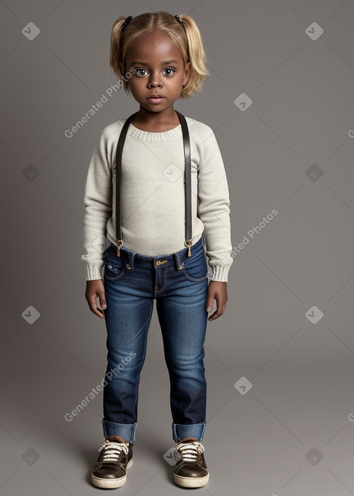 Child female with  blonde hair