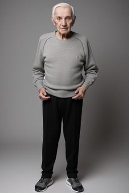 Serbian elderly male with  black hair