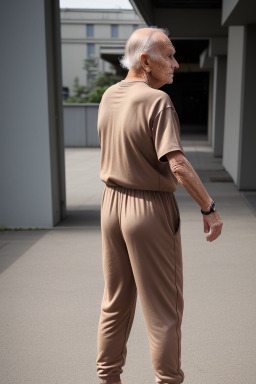 Swedish elderly male with  brown hair