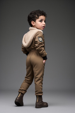 Egyptian infant boy with  brown hair