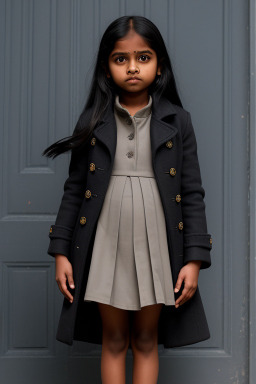 Bangladeshi child girl with  gray hair