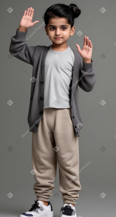 Pakistani infant boy with  gray hair