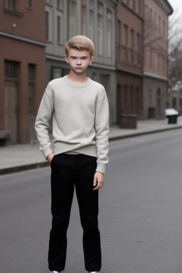 Latvian teenager boy 