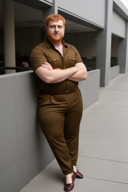 Turkish young adult male with  ginger hair