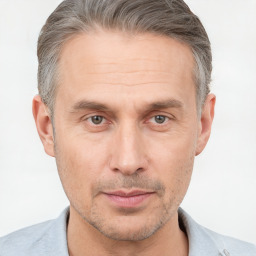 Neutral white adult male with short  brown hair and brown eyes