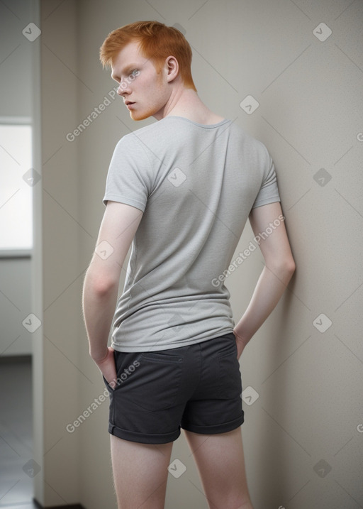 Estonian young adult male with  ginger hair