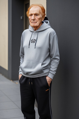 Bulgarian elderly male with  ginger hair