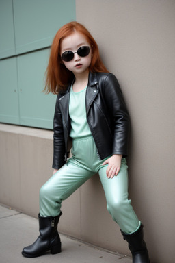 Chinese infant girl with  ginger hair