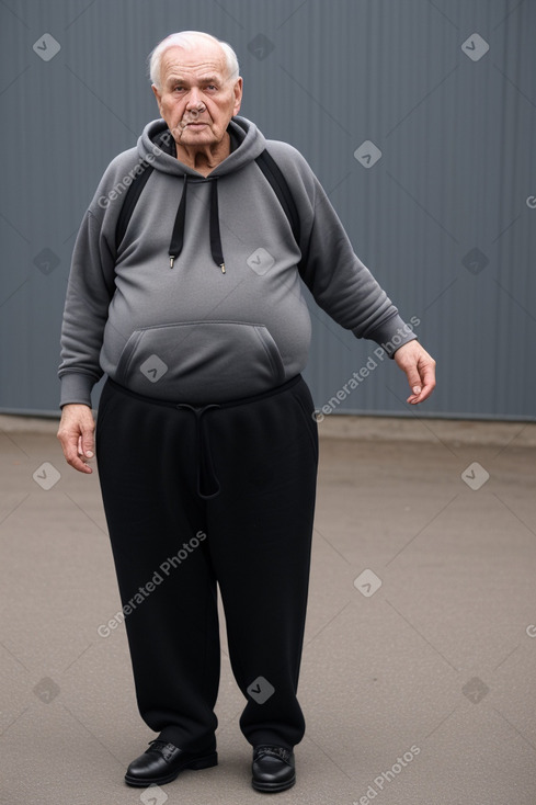 Finnish elderly male with  black hair