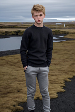 Icelandic teenager boy 