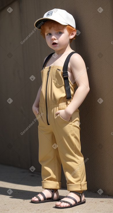 Spanish infant boy with  ginger hair