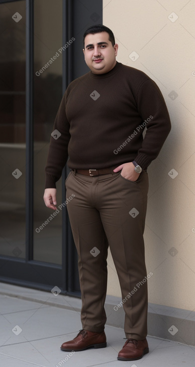 Azerbaijani adult male with  brown hair