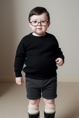 Estonian infant boy with  black hair