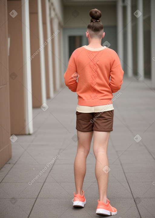 Belgian teenager boy with  brown hair