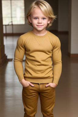 Child boy with  blonde hair