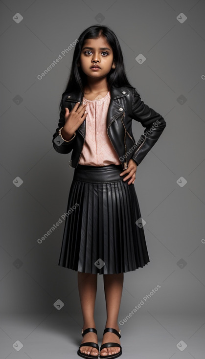 Bangladeshi child female with  black hair