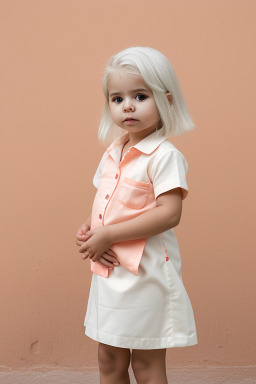 Cuban infant female with  white hair