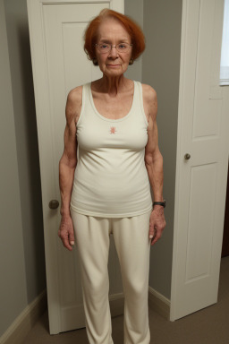 Canadian elderly female with  ginger hair