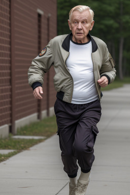 Latvian elderly male with  blonde hair