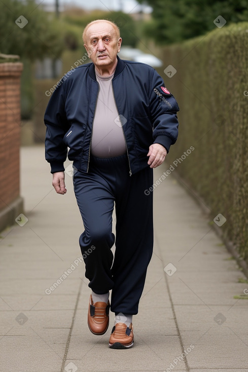 Turkish elderly male with  ginger hair