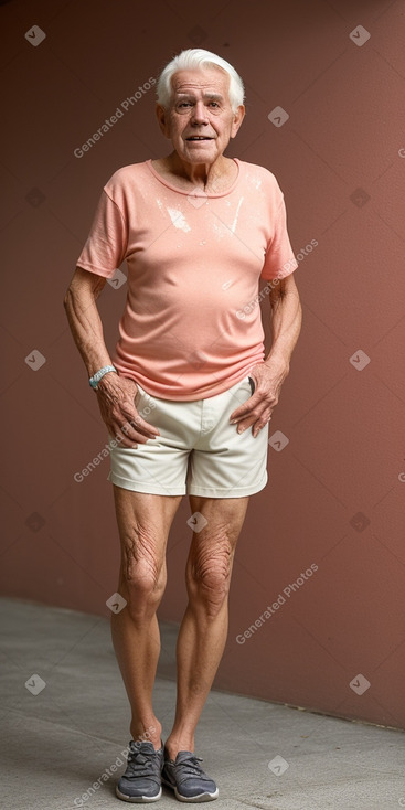 Costa rican elderly male with  white hair