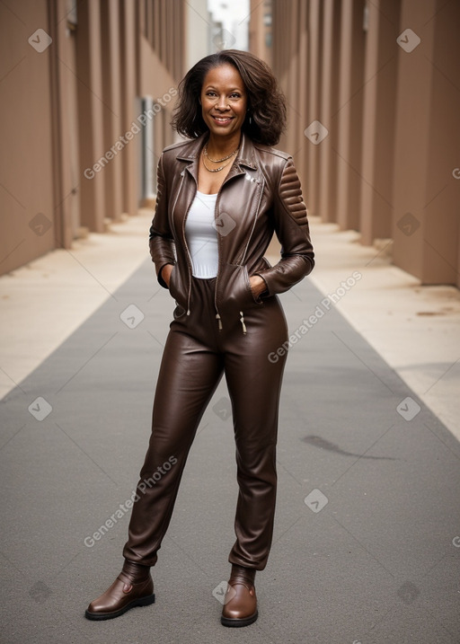 African american 45 years female with  brown hair