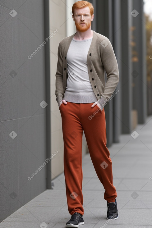 French adult male with  ginger hair