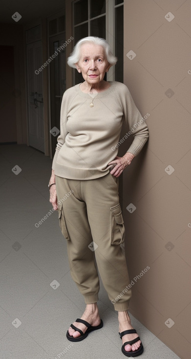 Caucasian elderly female 