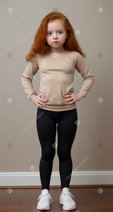 Honduran infant girl with  ginger hair