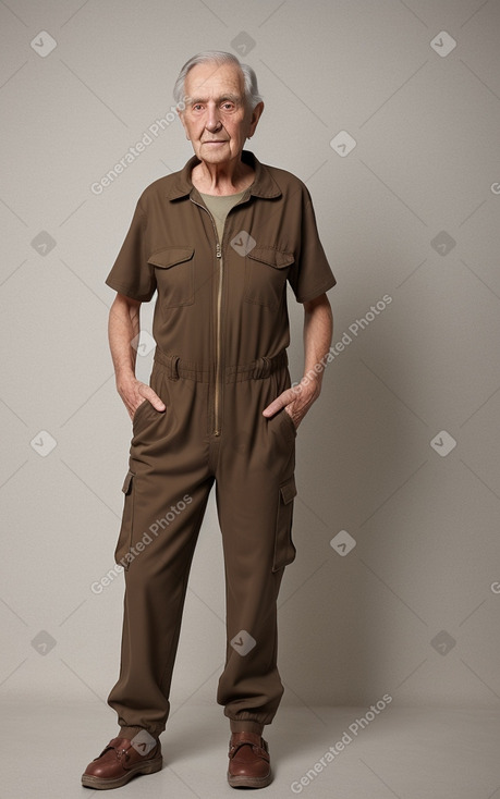 Austrian elderly male with  brown hair