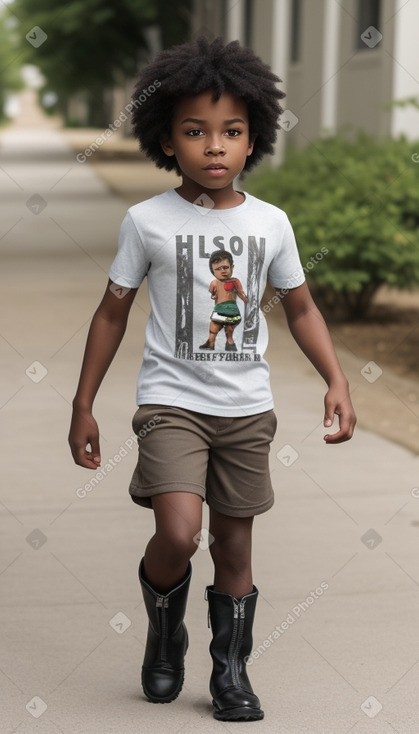 African american child boy 