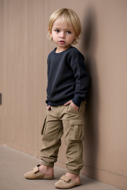 Senegalese infant boy with  blonde hair