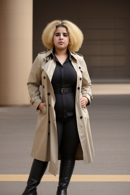 Jordanian young adult female with  blonde hair